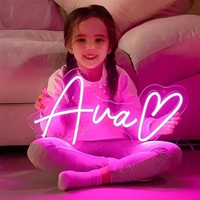 Diwar üçin estetiki neon belgisi